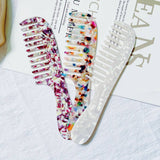 NEW STYLE VINTAGE MARBLE HAIR COMB_CWMM1092