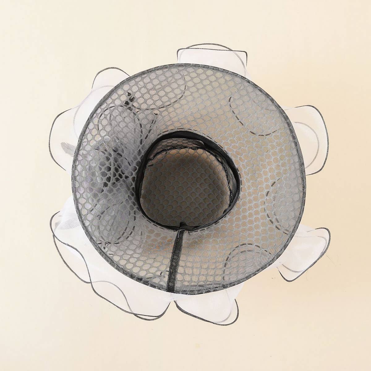 NEW LARGE FLOWER FLAT TOP CURLING HAT_CWAH1391