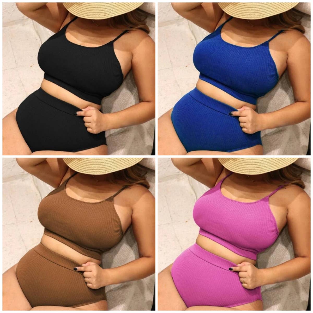 Women Bikini High Waist Split_Cwmw0208