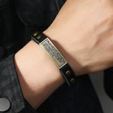 SIMPLE AND FASHIONABLE RETRO LEATHER BRACELET_CWMM4508