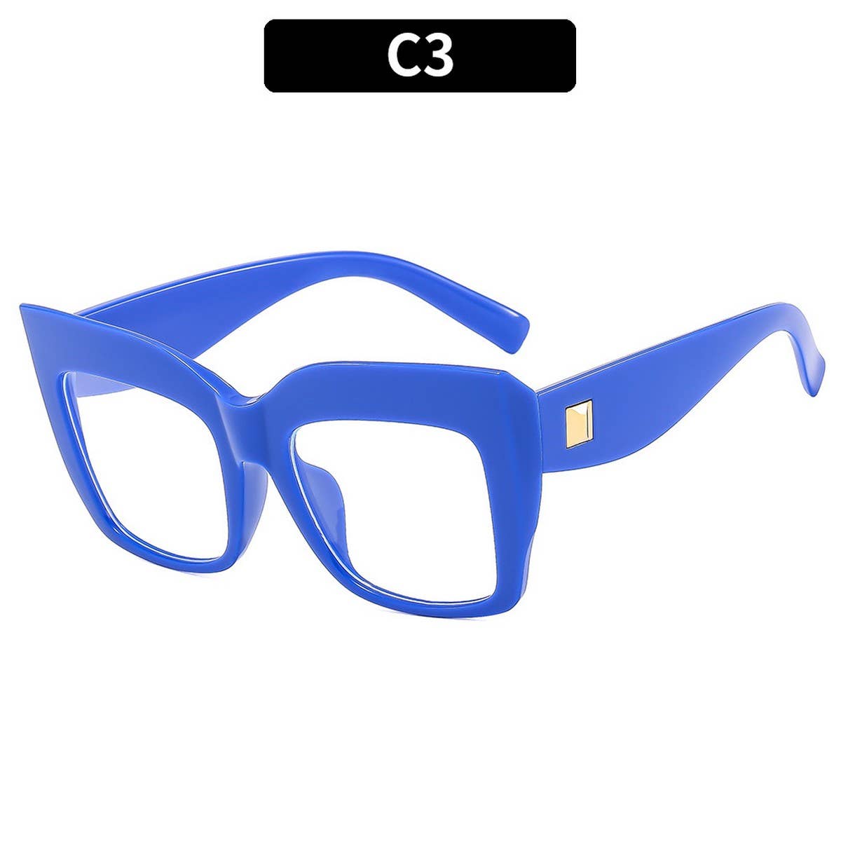 FASHIONABLE LARGE FRAME ANTI BLUE LIGHT GLASSES_CWASG0371