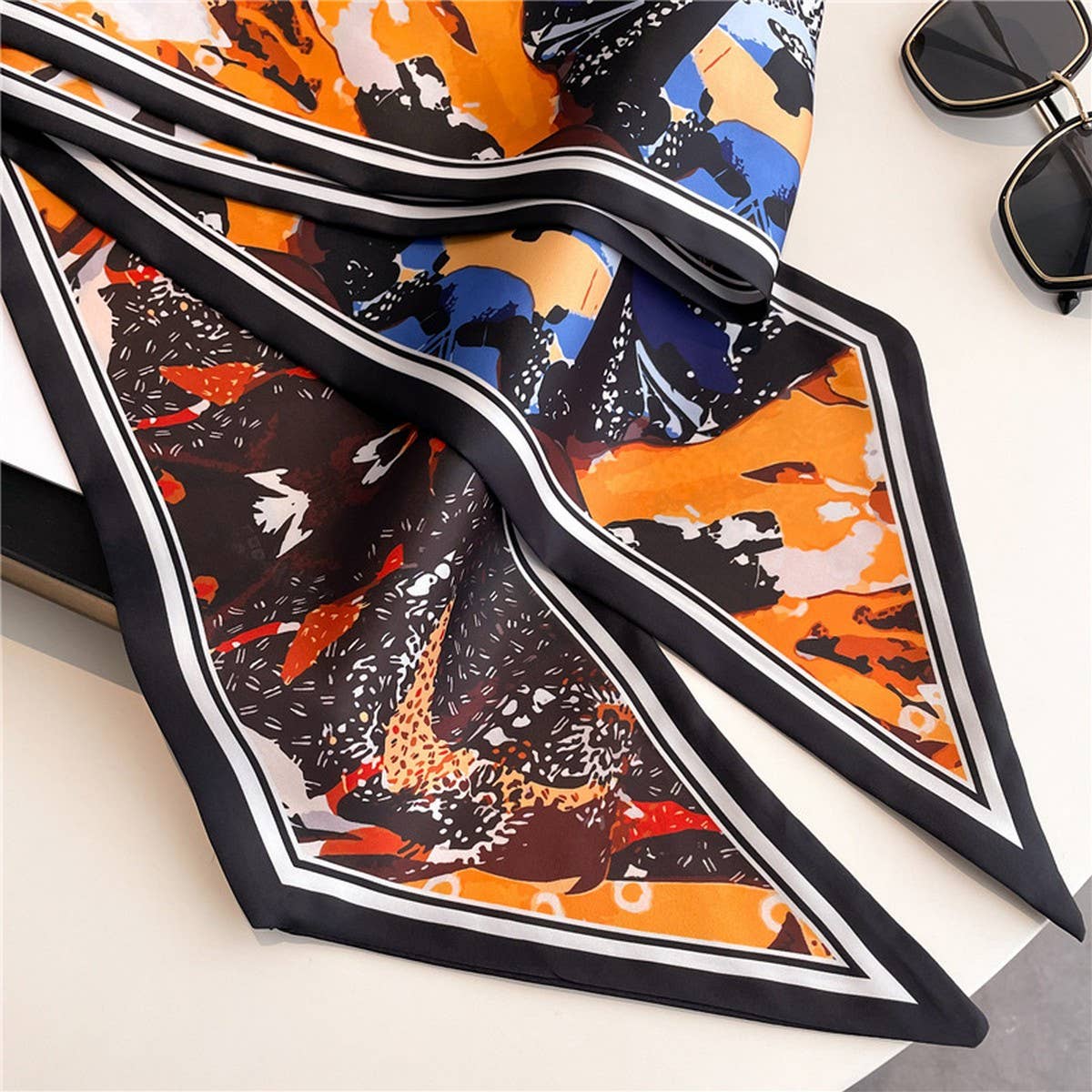 FASHIONABLE AND VERSATILE DOUBLE LAYER HEAD SCARF_CWASC1513