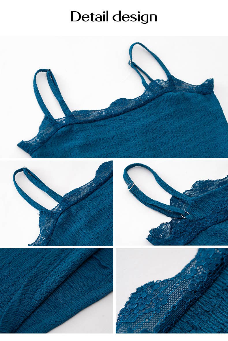 Solid Color Sexy Style Slim Suspender Long Dress