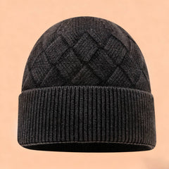 Winter Knit Beanie Hat Women Warm Ear Cover_Cwah04732