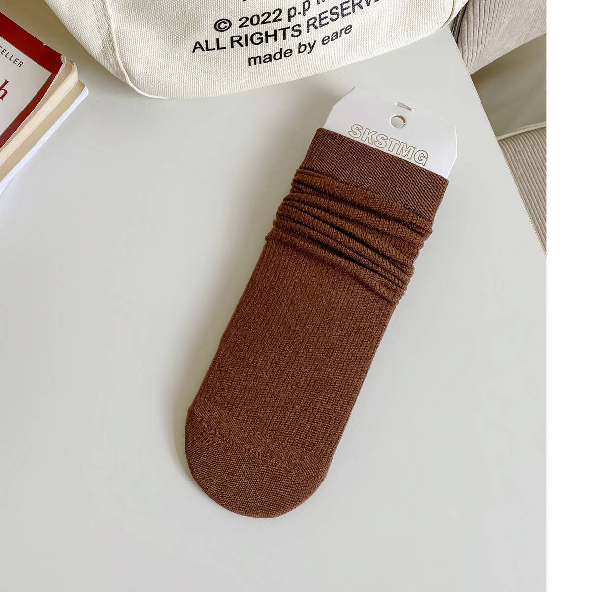 Women Solid Color Straight Socks Joker Socks_Cwms0287