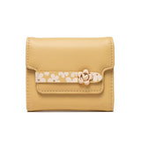 STYLISH SIMPLE FLORAL SHORT WALLET_CWAB2334