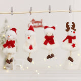 INS CUTE SNOWMAN SANTA DOLL CHRISTMAS DECOR_CWAJE05404