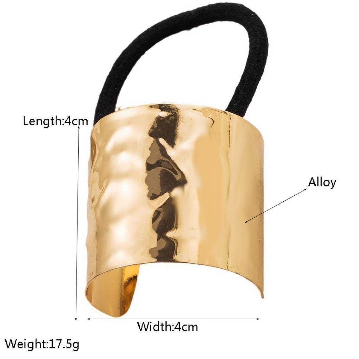 GEOMETRIC METAL HAIR TIE FOR HIGH PONYTAIL STYLE_CWAHA6233