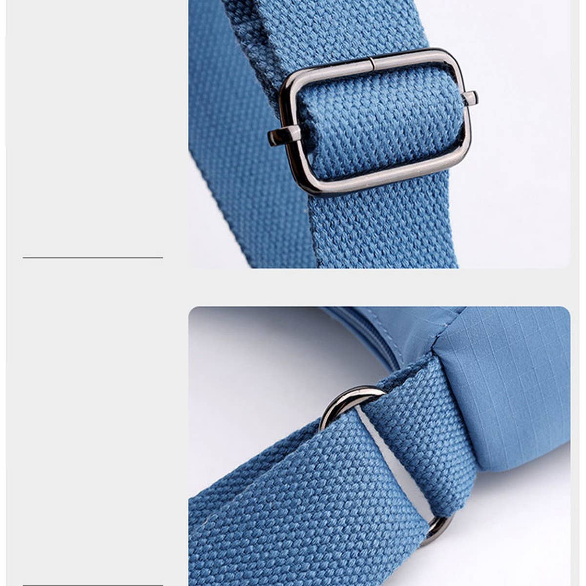 CASUAL SIMPLE MULTI LAYER NYLON SHOULDER BAG_CWASC1779