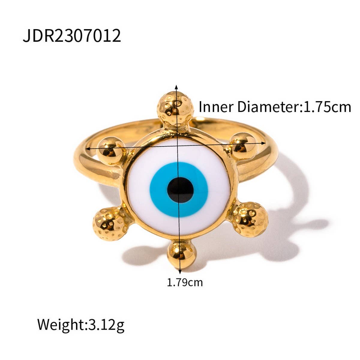 DEVILS EYE BLUE EYES RING RING NON FADING_CWAJE1222