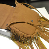 Cwab4566_Flap Woven Half Circle Tassel Shoulder Bag