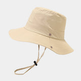 Unisex Western Style Outdoor Sun Hat For Hiking_Cwah3889