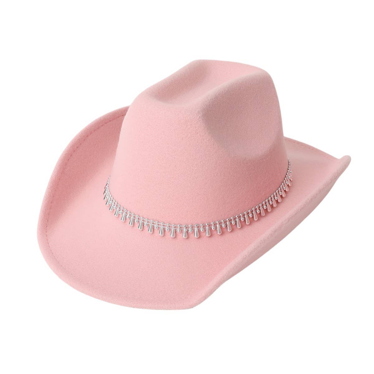 Western Cowboy Hat With Diamond Sword Chain_Cwah3633