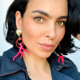 FASHION CORAL SHELL OCEAN EARRINGS STAINLESS_CWAJE4983