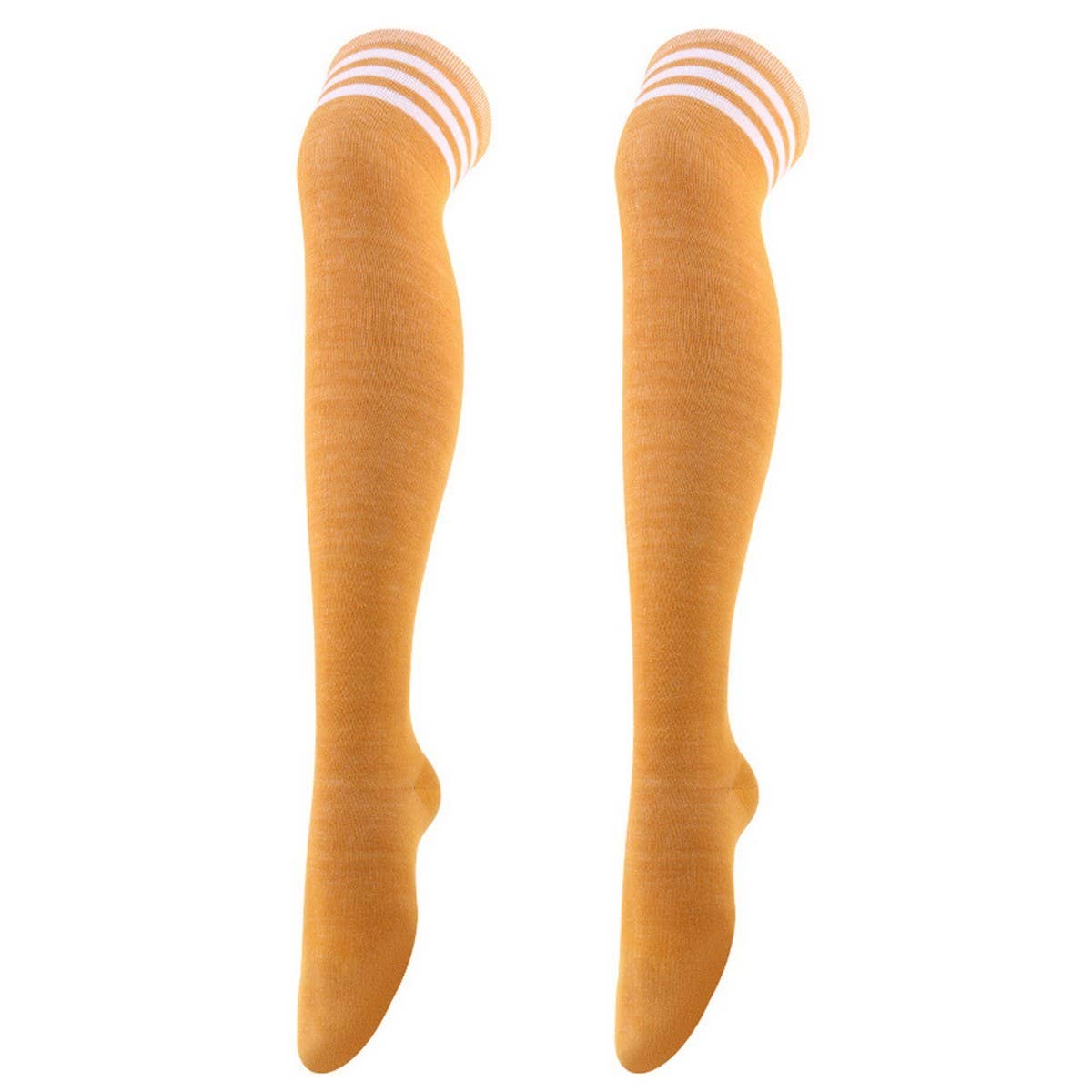 Cwmm10069_Women Three-Stripe Knee-High Socks