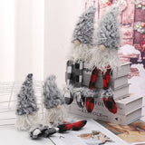 CHRISTMAS PLUSH FACELESS DOLL FIGURINE DECORATION_CWMM2847