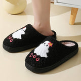 HALLOWEEN CUTE GHOST STYLE WARM COTTON SLIPPERS_CWMM3067