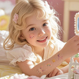 KIDS GLITTER TATTOO STICKERS BEAR BUTTERFLY STARS_CWMM8362