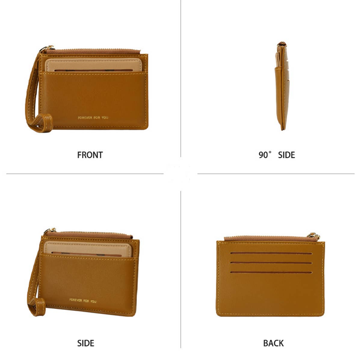 SIMPLE CLUTCH BAG COIN PURSE WALLET_CWAB1236