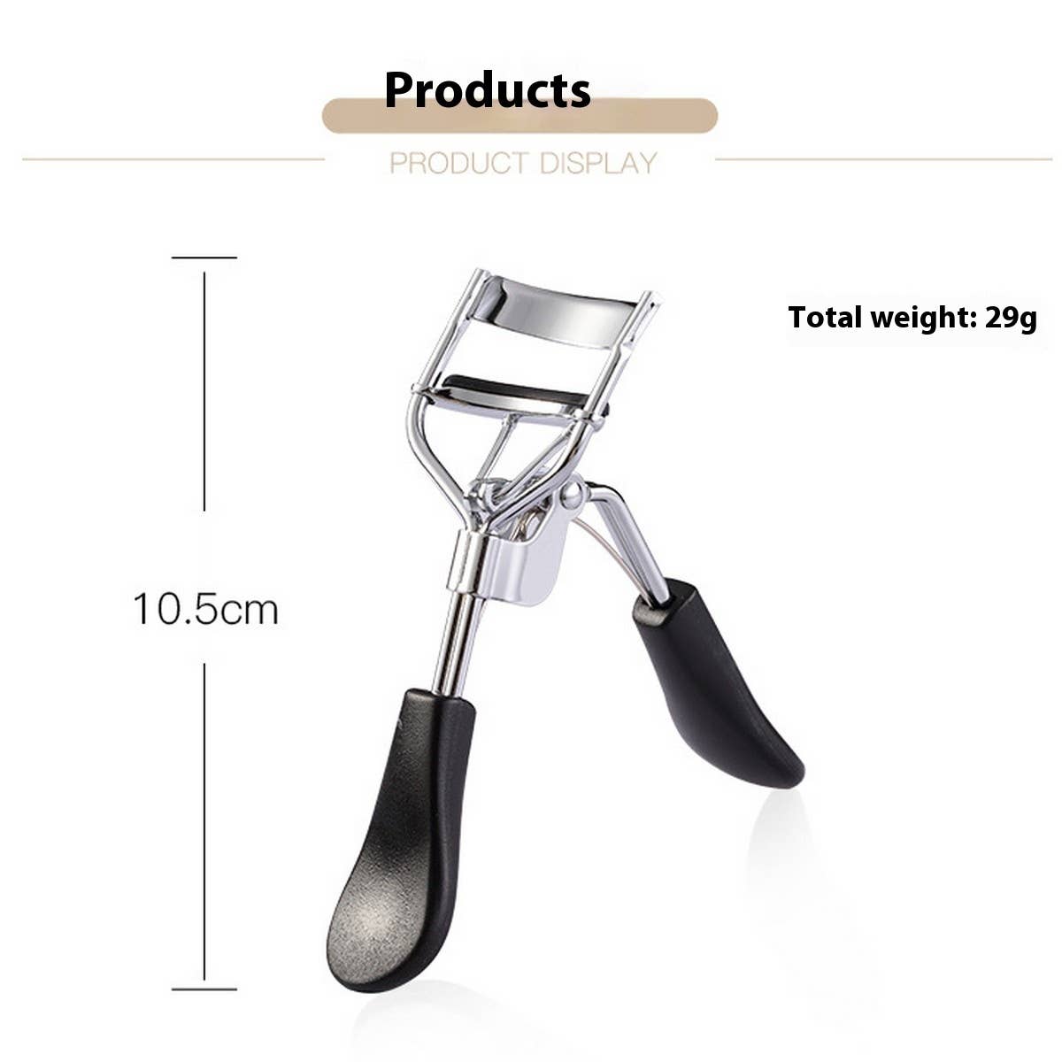 PORTABLE LASH CURLER LONG LASTING CURL STAINLESS_CWMM8048
