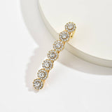 Sparkly Single Row Hair Clip Sunflower Spring Clip
