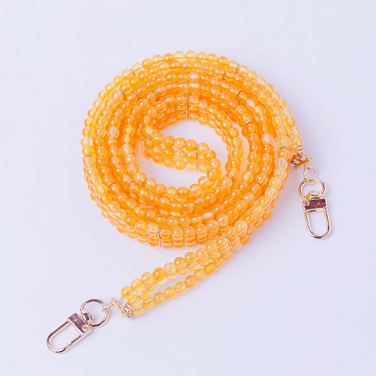 ACRYLIC TRIPLE ROW CHAIN BAG CHAIN PHONE CHAIN_CWMM5104