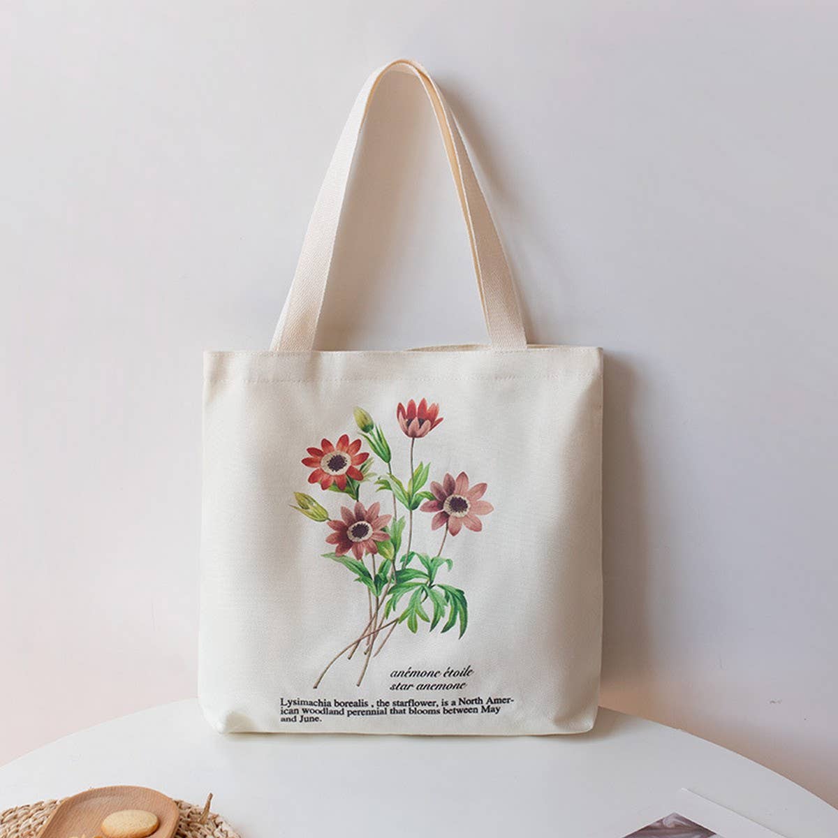 NEW LARGE PRINTED CANVAS TOTE BAG FOR WOMEN_CWAB5634