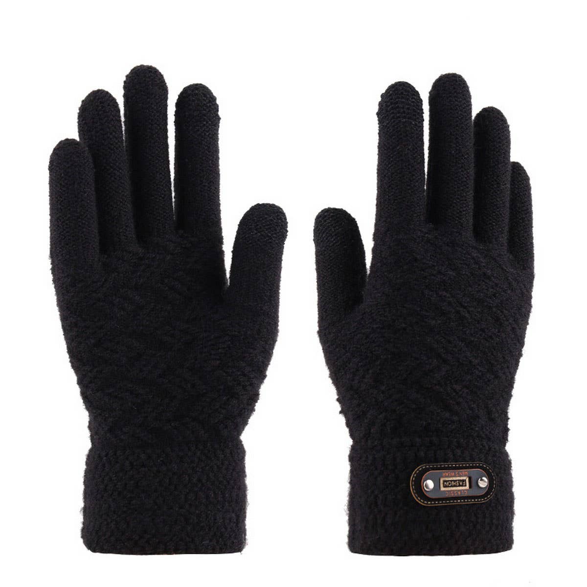 Winter Men'S Knitted Touchscreen Warm Gloves_Cwag0232