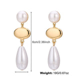 FASHIONABLE PEARL IRREGULAR NECKLACE JEWELRY SET_CWAJE2839