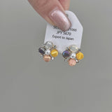HIGH END CRYSTAL FLOWER STUD EARRINGS_CWAJE1331
