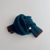 COLORBLOCK KNIT SCARF FOR KIDS WARM DESIGN_CWASC2086