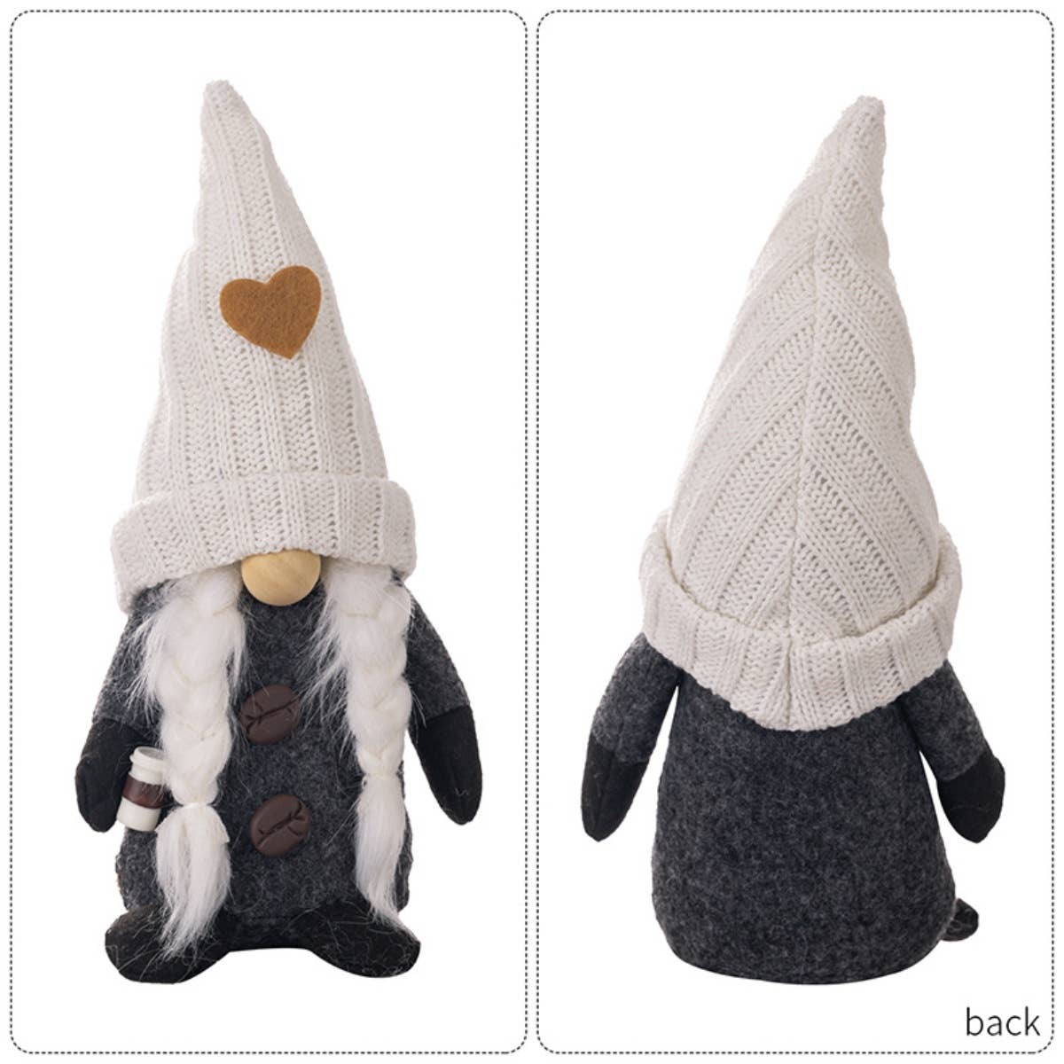 Cwasc1949_Pointy Hat Rudolph Dwarf Coffee Doll Decoration