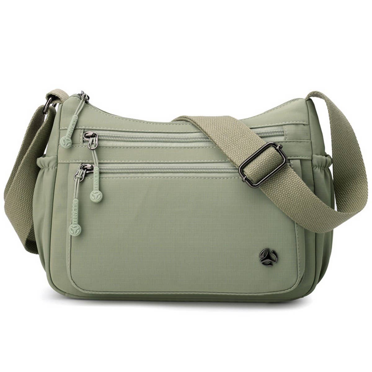 CASUAL SIMPLE MULTI LAYER NYLON SHOULDER BAG_CWASC1779