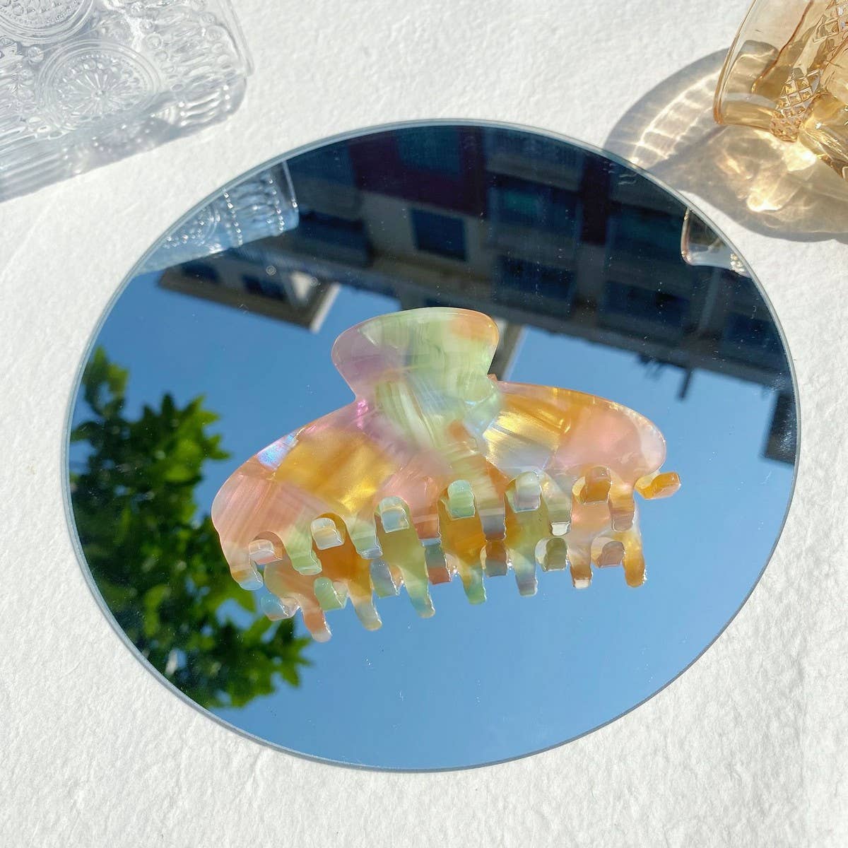 Cwaha1564_Summer Bright Transparent Hair Claw Clip