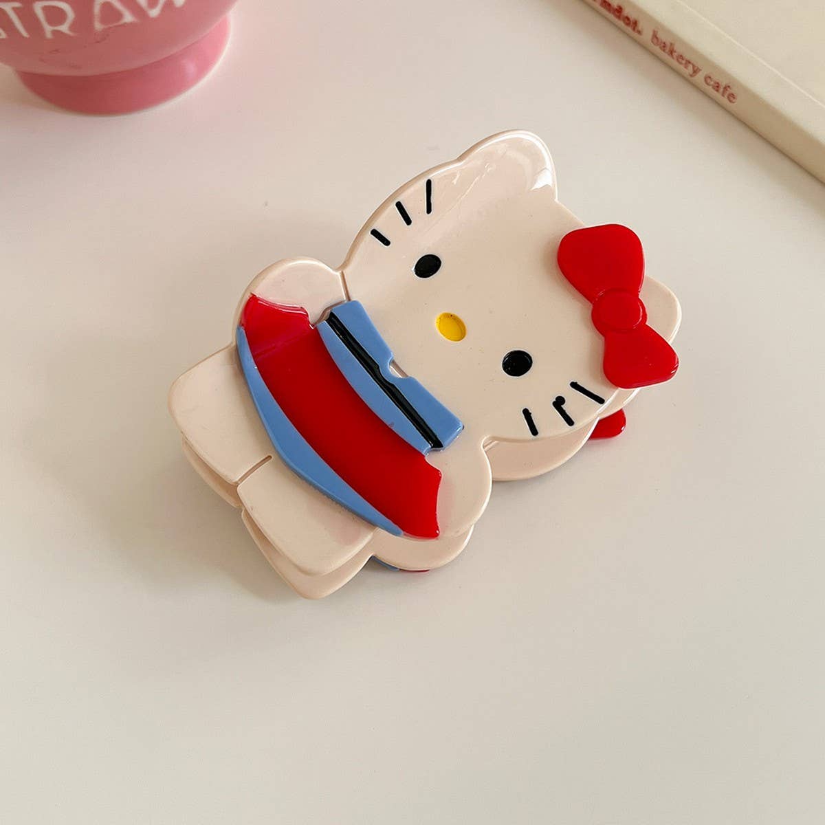 CUTE CARTOON CAT HAIR CLAW ACETATE HAIRPIN_CWAHA5707