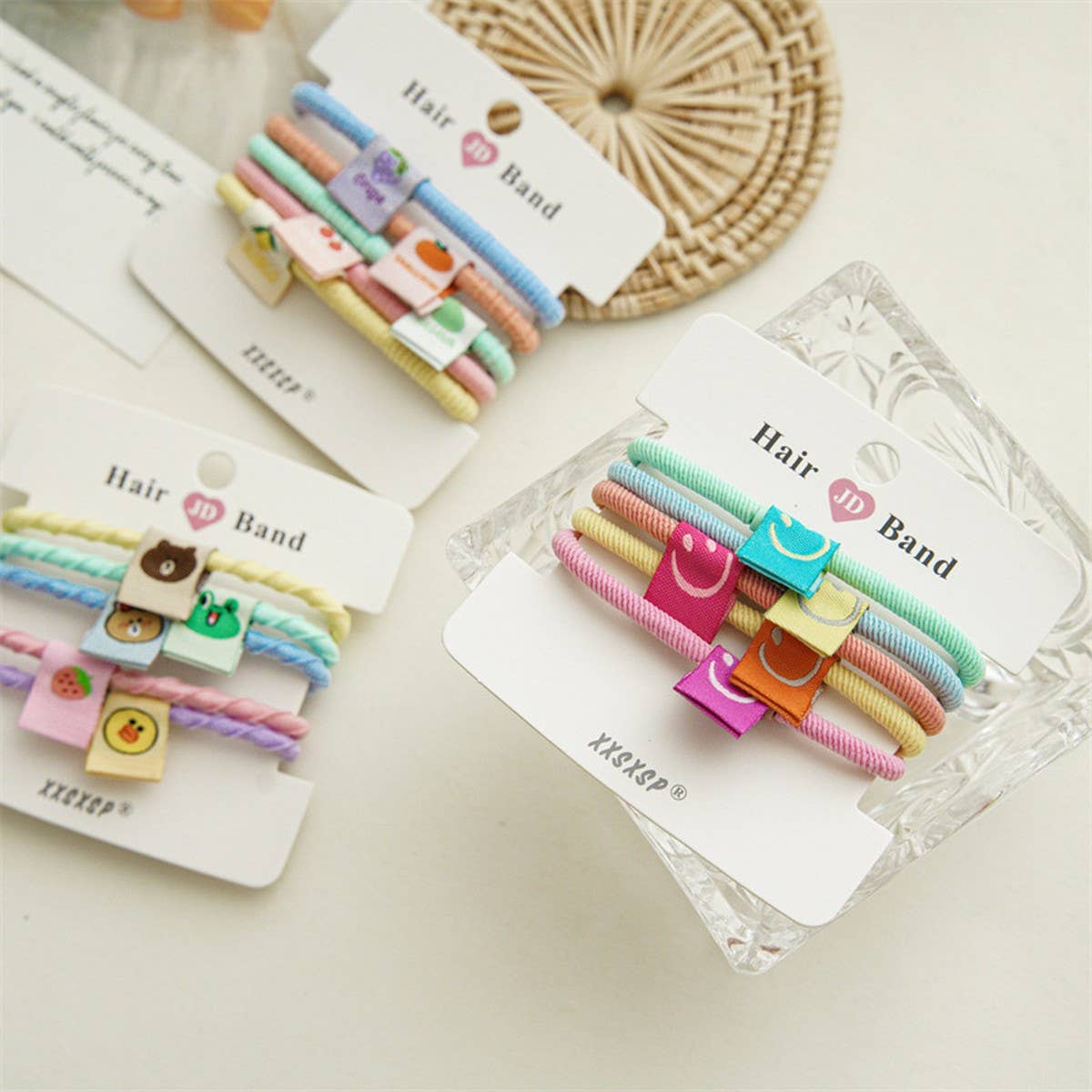 SWEET CANDY COLOR CHILDRENS HAIR TIES_CWAHA1114
