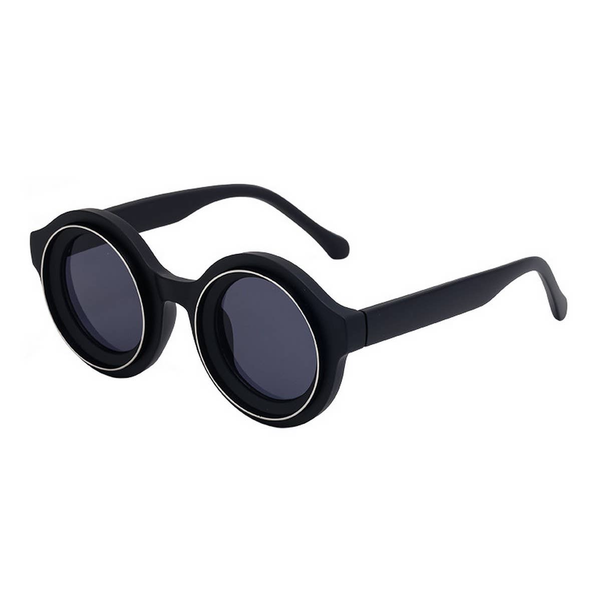 FASHIONABLE HIGH END ROUND FRAME SUNGLASSES_CWASG0657