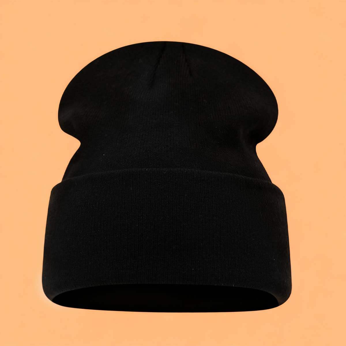High Stretch Knit Beanie Warm Soft Cap_Cwah04776