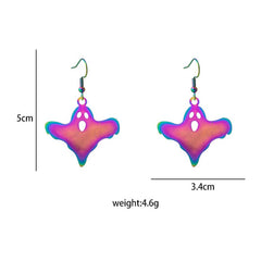 HALLOWEEN TRENDY COLORFUL GRADIENT EARRINGS_CWAJE1845