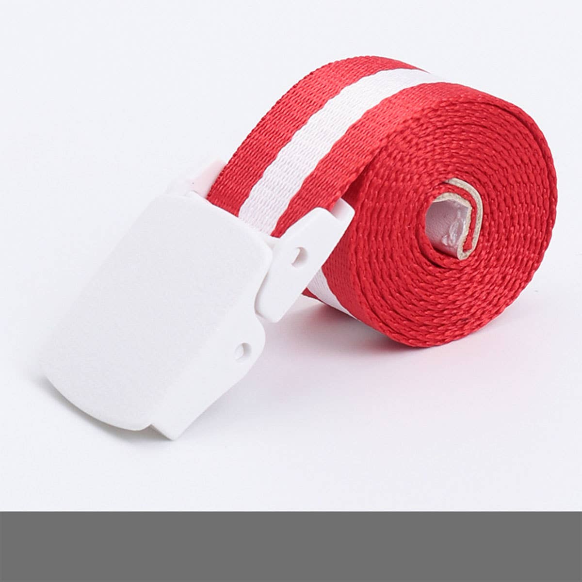 COLORFUL WOVEN SMOOTH BUCKLE CANVAS BELT_CWABE0685