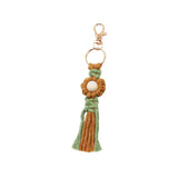 HAND WOVEN FLOWER KEYCHAIN_CWMM1563