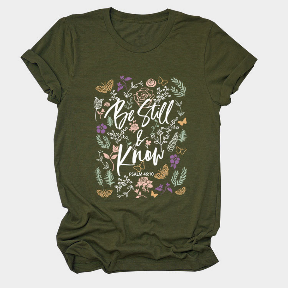 Womens Faith Tee, Be Still And Know_Cwtts1480