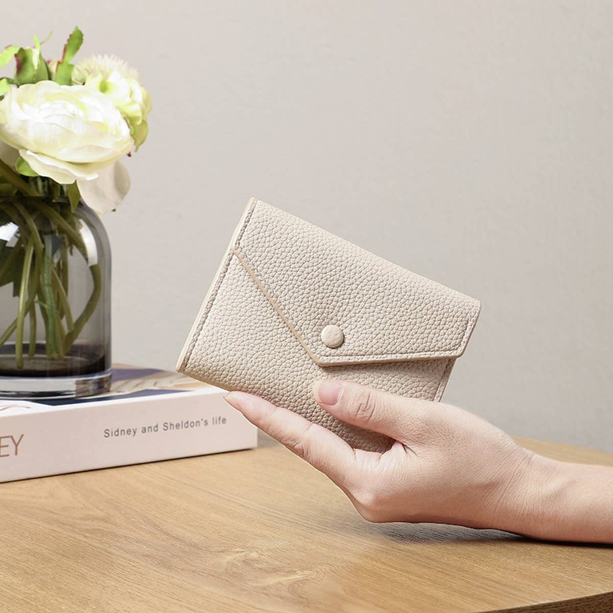 New Autumn Solid Envelope 3-Fold Wallet_Cwab06265