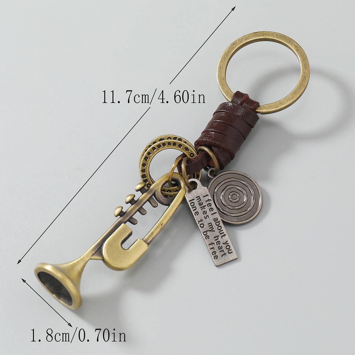 CREATIVE MUSICAL INSTRUMENT PENDANT KEYCHAIN_CWMM4765