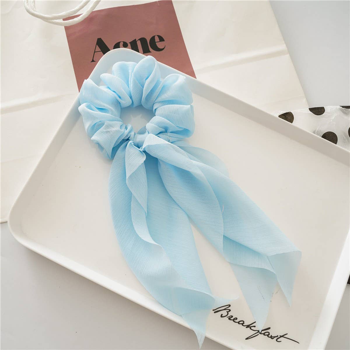 CHIFFON BOW RIBBON TASSEL HAIRBAND HAIRACCESSORIES_CWAHA4170