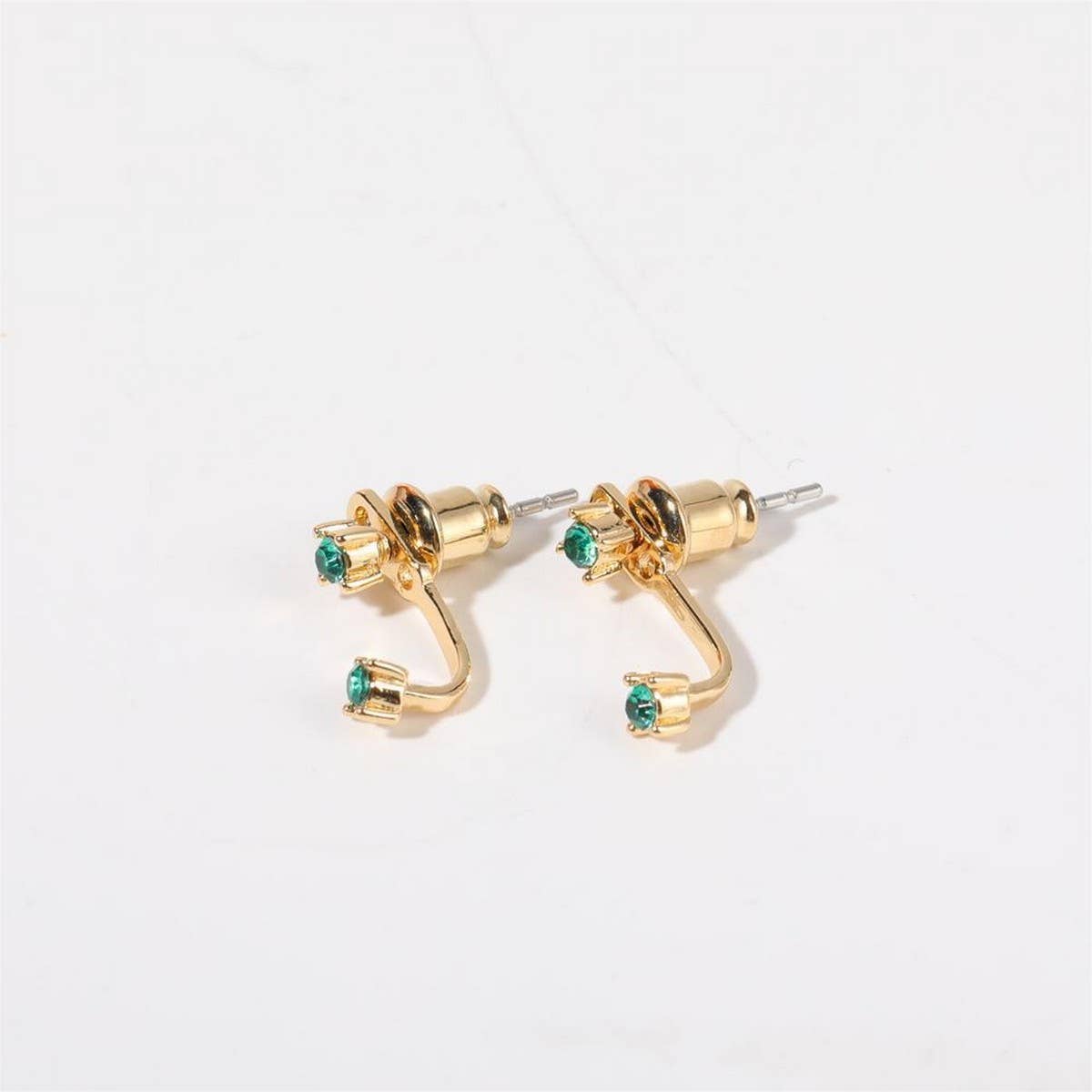 SIMPLE COLORFUL BIRTHSTONE EARRINGS_CWMM5346