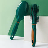 DARK GREEN HAIR COMB FOR SMOOTHING AND CURLY HAIR_CWMM0936
