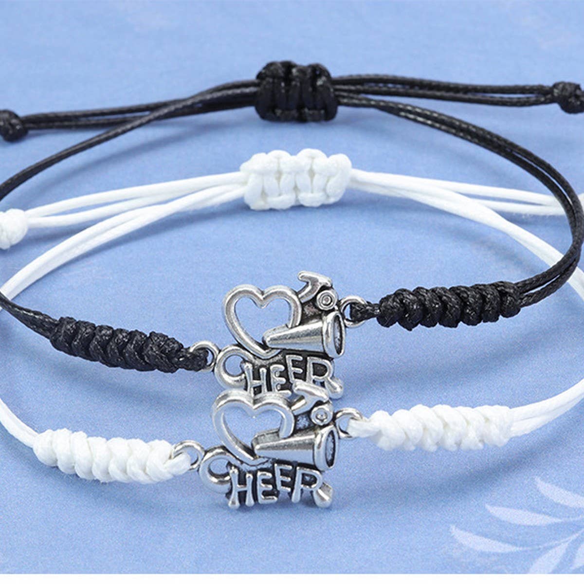 CHEER PATTERN HAND WOVEN BRACELET_CWAJE0723