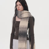 Plaid Stripe Scarf Wide Faux Cashmere Wrap_Cwasc0333