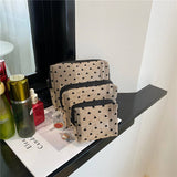 NEW FASHION MESH FLOCKING LOVE COSMETIC BAG_CWAB4496